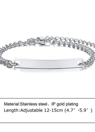 Custom Baby Bracelet Name | צמיד שם לתינוקות | Stainless Steel Baby
