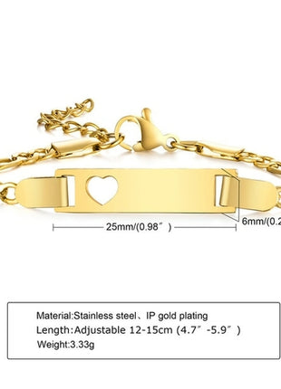 Custom Baby Bracelet Name | צמיד שם לתינוקות | Stainless Steel Baby