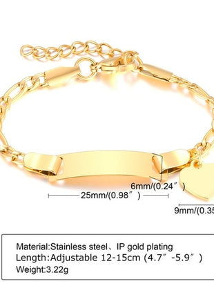 Custom Baby Bracelet Name | צמיד שם לתינוקות | Stainless Steel Baby