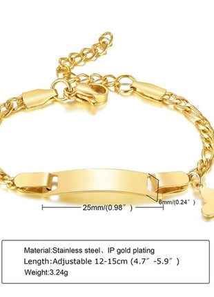 Custom Baby Bracelet Name | צמיד שם לתינוקות | Stainless Steel Baby