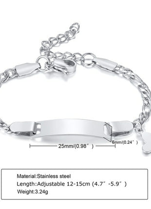 Custom Baby Bracelet Name | צמיד שם לתינוקות | Stainless Steel Baby