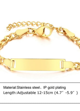 Custom Baby Bracelet Name | צמיד שם לתינוקות | Stainless Steel Baby