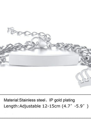 Custom Baby Bracelet Name | צמיד שם לתינוקות | Stainless Steel Baby