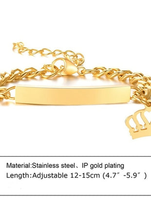 Custom Baby Bracelet Name | צמיד שם לתינוקות | Stainless Steel Baby