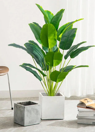 1pc Artificial Plants Large Tropical Palm Tree Fake Banana Plants