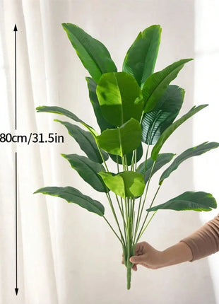 1pc Artificial Plants Large Tropical Palm Tree Fake Banana Plants