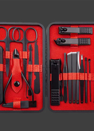 7/10/12/18/20/24PCS Set Professional Manicure Set Kits Stainless Steel