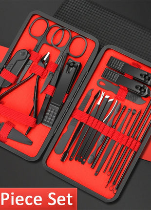 7/10/12/18/20/24PCS Set Professional Manicure Set Kits Stainless Steel