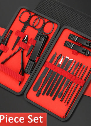7/10/12/18/20/24PCS Set Professional Manicure Set Kits Stainless Steel