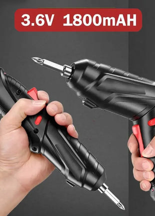 47 PCS 3.6V Electric Screwdriver Set 1800mAh Battery Powered Portable