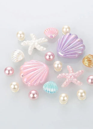 18PCS Shoe Charm DIY Summer Starfish Shell Handicrafts Shoe Decoration