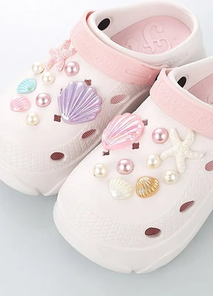 18PCS Shoe Charm DIY Summer Starfish Shell Handicrafts Shoe Decoration