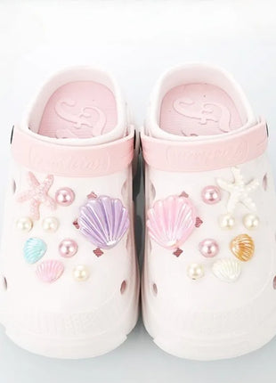 18PCS Shoe Charm DIY Summer Starfish Shell Handicrafts Shoe Decoration