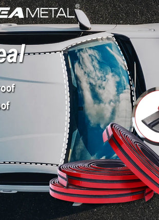 SEAMETAL Car Rubber Seals Edge Sealing Strips Auto Roof Windshield Car