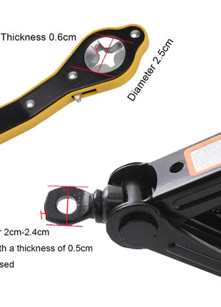 Car Labor-saving Jack Ratchet Wrench Scissor Jack Garage Tire Wheel