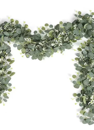 1pc Artificial Eucalyptus Leaves Greenery Garland Faux Plant Spring
