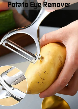 1PC Stainless Steel Vegetable Peeler Potato Peeler Multi-function