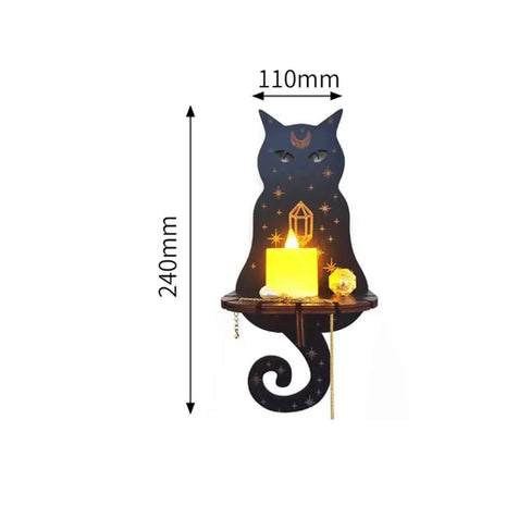 Wall Shelf Stone Wall Shelf Hand Wooden Display Stand Hanging Candle