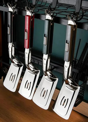 304 Stainless Steel Steak Clip Pancake Barbecue Spatula Clip BBQ Tongs