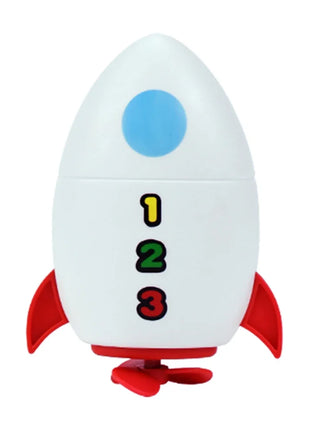 Clockwork Water Rocket Bath Toy Kids' Fun in Pools for Early Learning