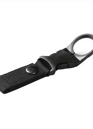 1-Pack Webbing Buckle Hook Water Bottle Clip - Durable Nylon With
