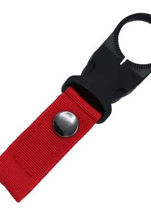 1-Pack Webbing Buckle Hook Water Bottle Clip - Durable Nylon With