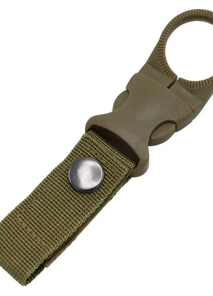 1-Pack Webbing Buckle Hook Water Bottle Clip - Durable Nylon With