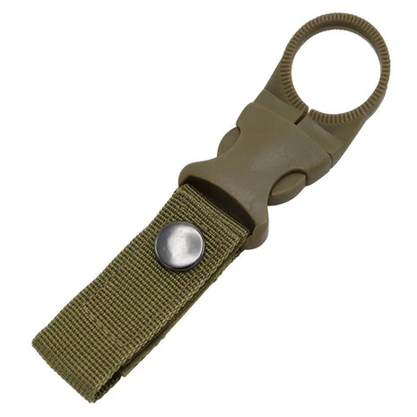 1-Pack Webbing Buckle Hook Water Bottle Clip - Durable Nylon With