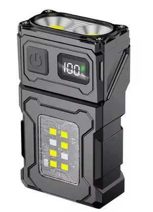 Mini Portable LED COB Flashlight Ajustable Rotatable Magnetic Torch