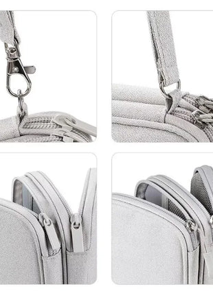 1pc Pink/Grey/Black/Navy Travel Portable Digital Product Storage Bag