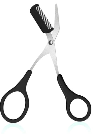 Eyebrow Trimmer, Stainless Steel Eyebrow Scissors With Comb, Eyebrow