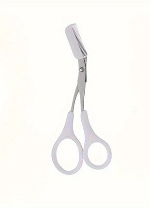 Eyebrow Trimmer, Stainless Steel Eyebrow Scissors With Comb, Eyebrow