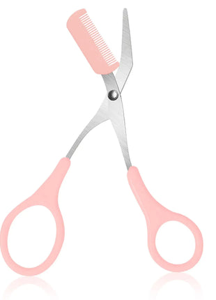 Eyebrow Trimmer, Stainless Steel Eyebrow Scissors With Comb, Eyebrow