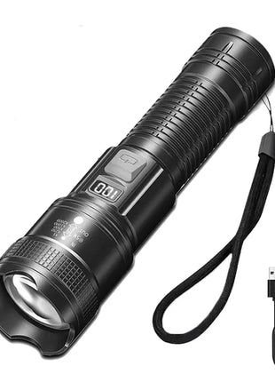 1600000 LM Super Bright Flashlight USB Rechargeable LED Long Range