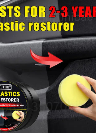 Car Plastic Restorer Universal Leather and Plastic Repair Polishing