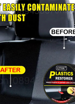 Car Plastic Restorer Universal Leather and Plastic Repair Polishing