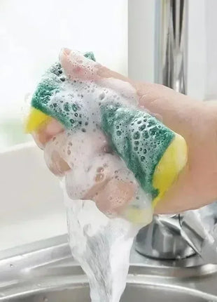 1-60PCS Kitchen Sponges Dual-Sided Scrub Pads Super Absorbent Dish