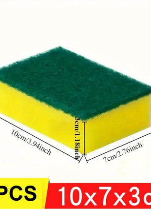 1-60PCS Kitchen Sponges Dual-Sided Scrub Pads Super Absorbent Dish