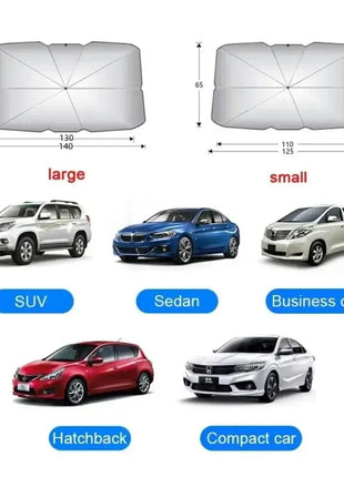 Car Sunshade Umbrella For Auto Shading Car Sun Shade Protector Parasol