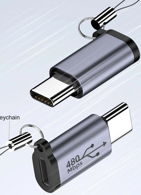 1pcs C- Type Female to Mini USB/C-Type Female to Micro USB/Micro USB