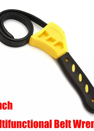 6-inch Adjustable Belt Wrench Plastic Multi-function Bottle Opener