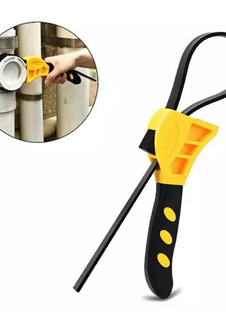 6-inch Adjustable Belt Wrench Plastic Multi-function Bottle Opener