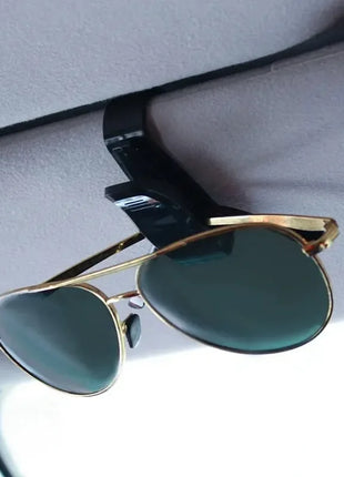 2PCS Universal Car Auto Sun Visor Glasses Box Sunglasses Clip Card