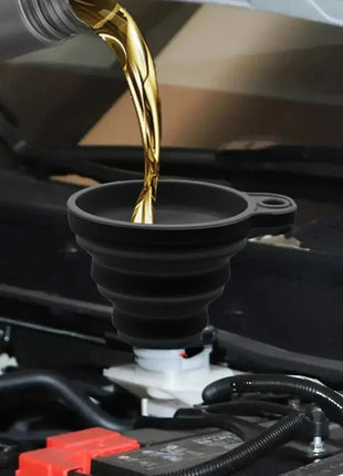 Car Engine Funnel Universal Silicone Liquid Funnel Washer Fluid Change