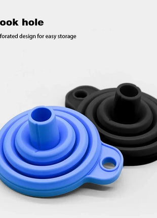 Car Engine Funnel Universal Silicone Liquid Funnel Washer Fluid Change