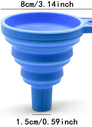 Engine Funnel Car Universal Silicone Liquid Funnel Washer Fluid Change
