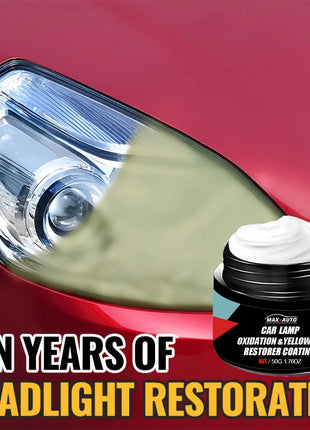 Car Headlight Restoration Polishing Kit - Scratch Remover & Oxidation
