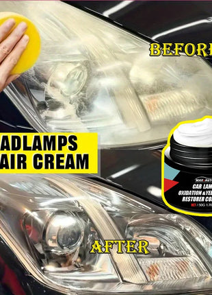 Car Headlight Restoration Polishing Kit - Scratch Remover & Oxidation