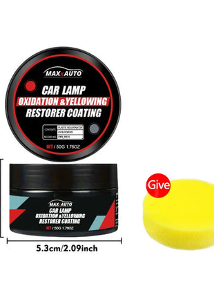 Car Headlight Restoration Polishing Kit - Scratch Remover & Oxidation