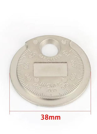Coin- Type 0.6-2.4mm 0.02-0.10 Inch Spark Plug Gap Gauge Measurement